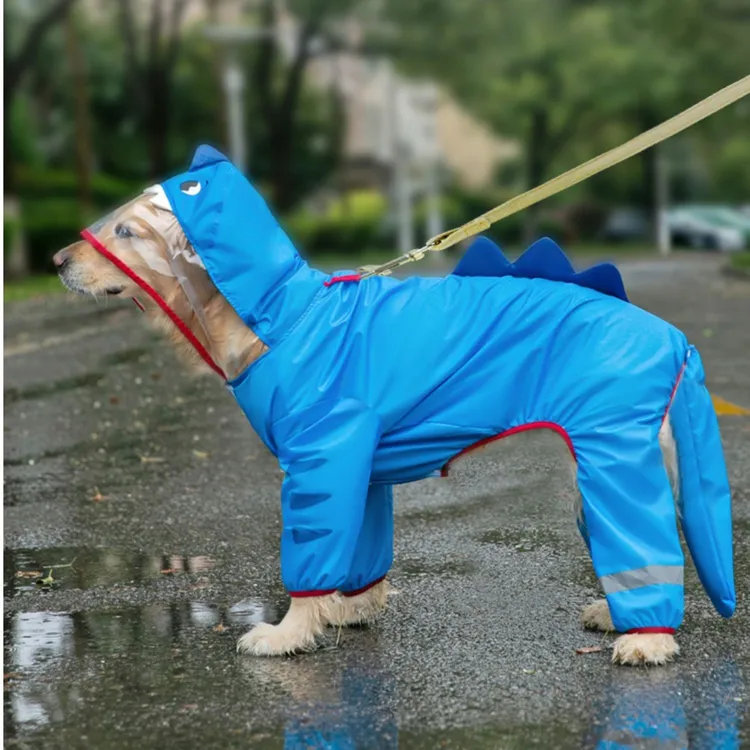 [达人]宠物雨衣大型犬中型犬造型雨衣防水雨天出行不湿毛神器9794