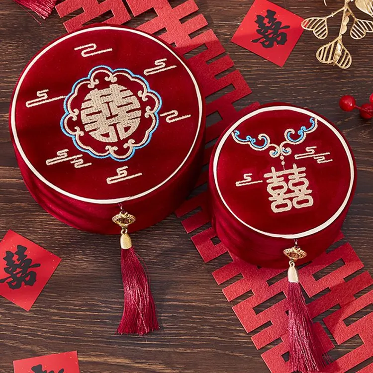 闽汇针线盒女方陪嫁嫁妆结婚家用实用针线包收纳盒套装婚庆用品大