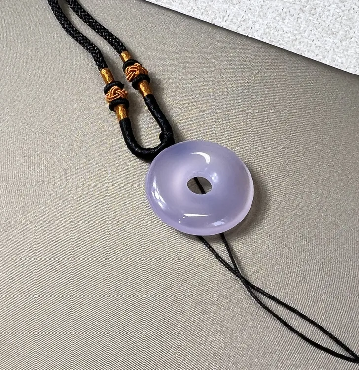 高冰天然玛瑙玉髓平安扣玉髓玛瑙吊坠