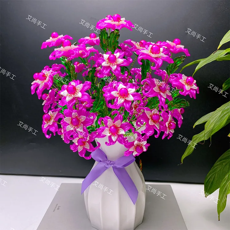 金凤芙蓉花 材料包手工DIY制作礼品摆件装饰花束