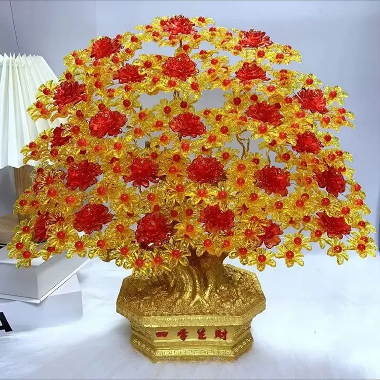 【福利进行中】四季生财和乐生财款葫芦双全手工串珠发财树材料包