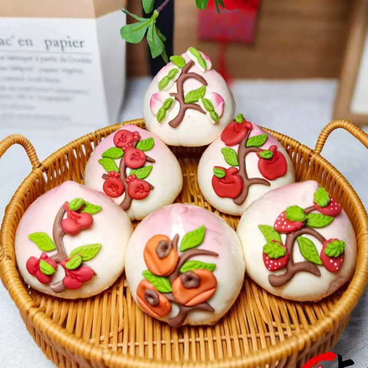 爆款水果挂树柿子挂树黏土压花造型装饰模具家用按压式印花