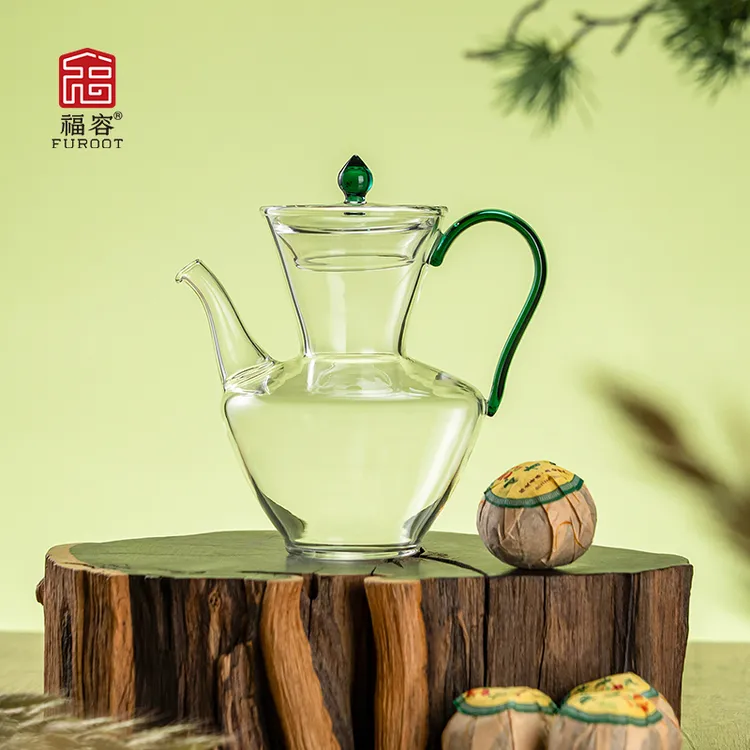 福容小青柑泡茶壶绿茶壶高硼硅玻璃分茶器泡茶器家用公道杯温酒壶