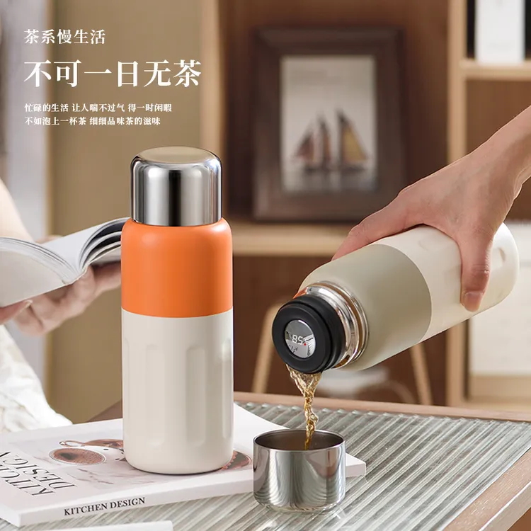 焖茶杯陶瓷内胆高端车载保温杯钛滤网博雅集随身便携高颜值泡茶杯