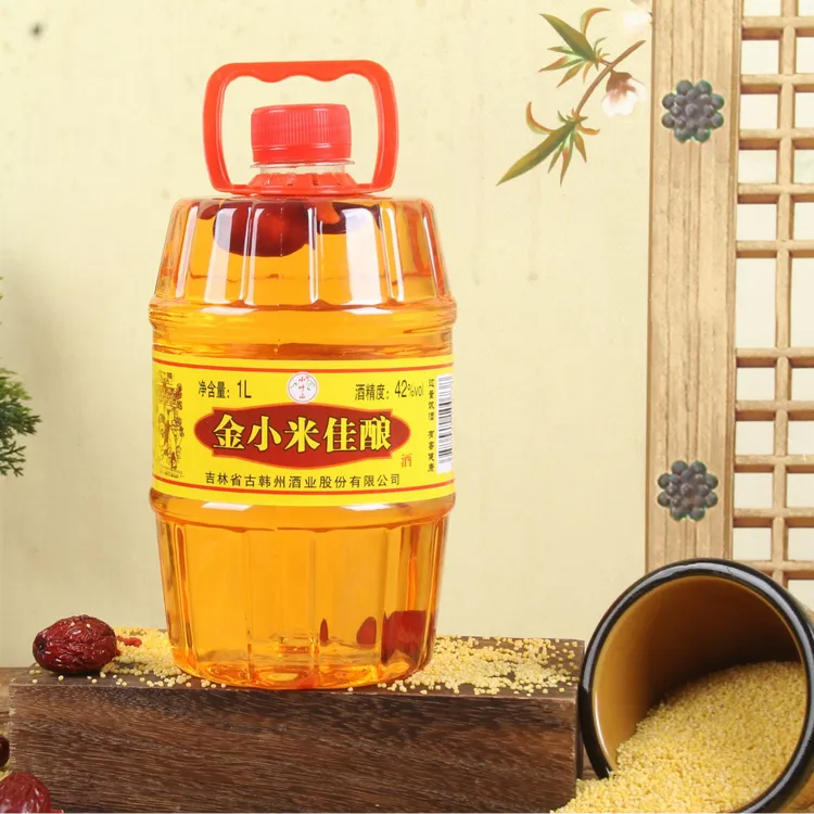 小叶山东北特产金小米佳酿纯粮配制酿造42度传统醇香