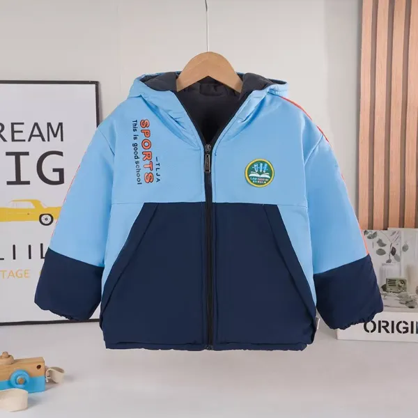 幼儿园园服冲锋衣中小学生校服运动会儿童班服冬加厚一体棉衣棉袄