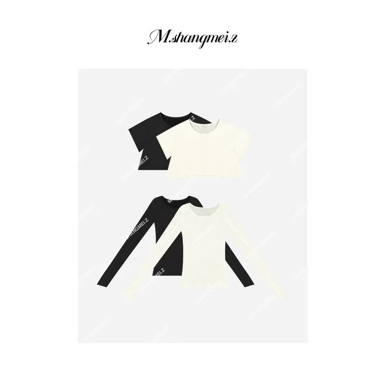 【夏日双皮奶】美大哥时尚套装轻奢网红百搭长短袖两件套x040328