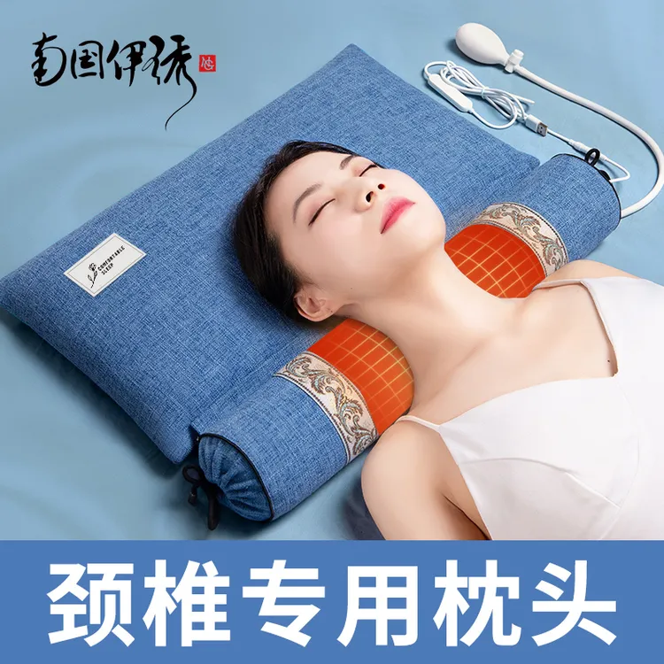 颈椎睡觉热敷成人护颈枕单人家用荞麦决明子护颈枕颈椎专用枕可拆