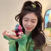 木子秋敲可耐~各种小家伙刘海夹小抓夹ins气质时尚可爱网红碎发夹