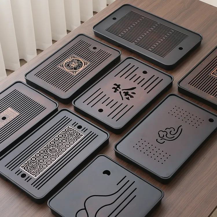 家用茶盘托盘储水干泡台茶道配件家庭茶艺道具功夫茶台小型茶具