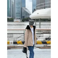 【YY定制】"低调的奢华"双面穿连帽水貂外套25XJ030511