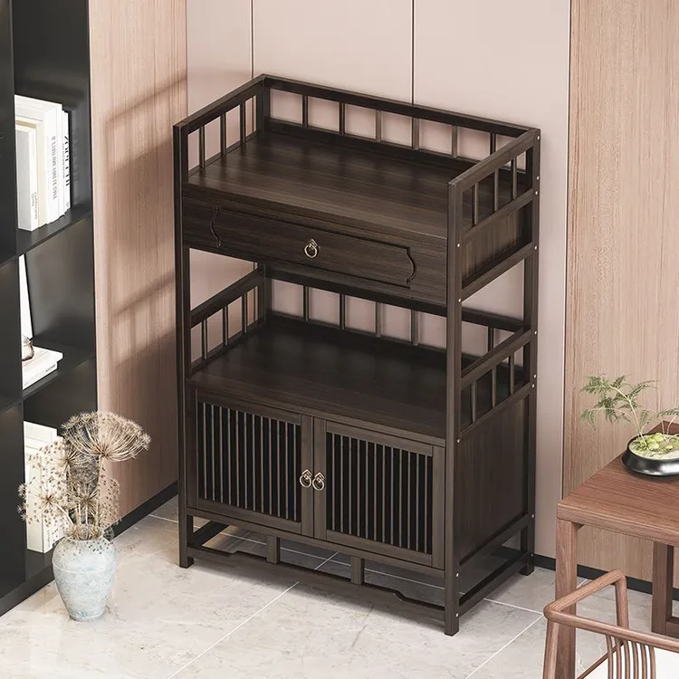 博古架中式茶水柜茶叶客厅茶杯茶具茶壶置物架家用茶桌茶台收纳架