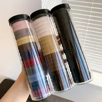 发圈头绳2023年新款皮筋女扎头绑头发高弹力头饰橡皮筋发绳黑皮套