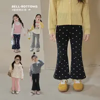 小O宝Okids童装 女宝宝百搭喇叭长裤  YDQ428130 OD514084