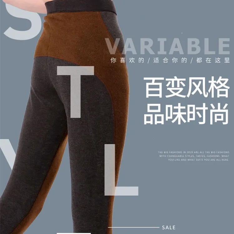一条可以过冬的2086T两层半男款加厚驼绒大贴片休闲款保暖裤N-HS
