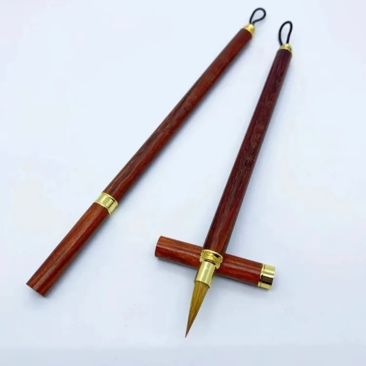 玲珑 2支  出锋1.9cm 作品小楷毛笔 带帽行囊笔 作品级