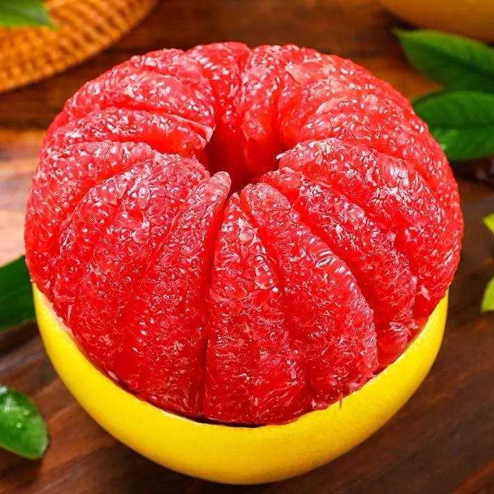 【果肉饱满】广东梅州三红蜜柚/红心蜜柚柚子新鲜采摘酸甜可口