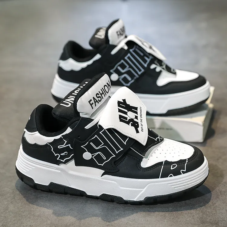 潮流鸿足新款男士厚底增高鞋时尚百搭休闲运动板鞋潮鞋春秋韩版