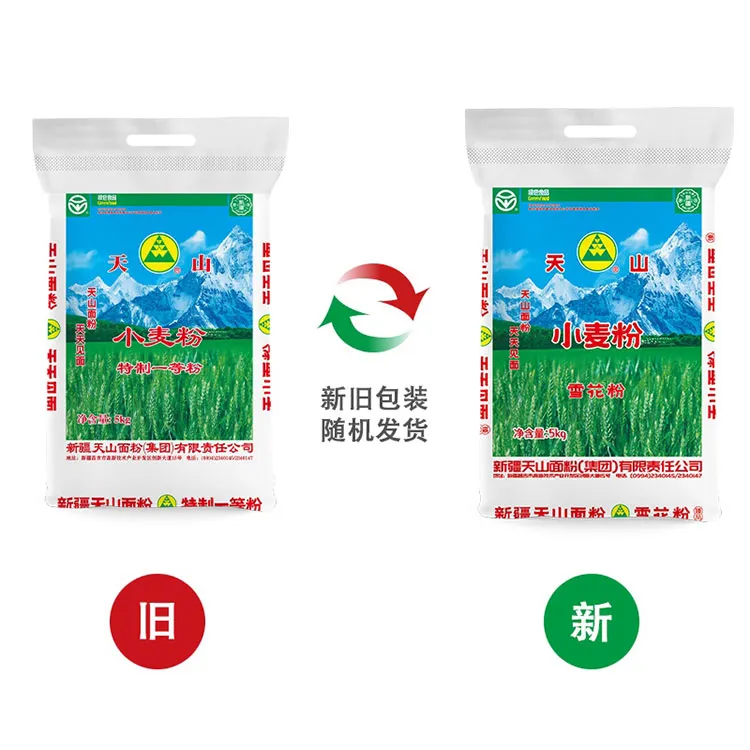 新疆天山奇台面粉5斤雪花粉蒸馒头做饼做面条新疆面粉筋道小麦粉
