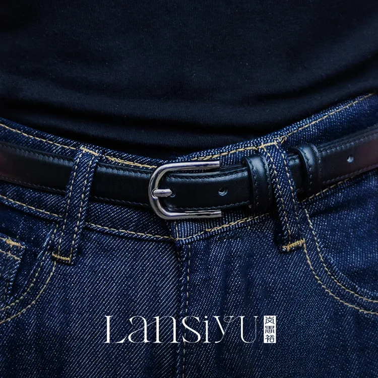 女士百搭真皮腰带2024新款复古正品高颜值时尚皮带女款爆款纯牛皮