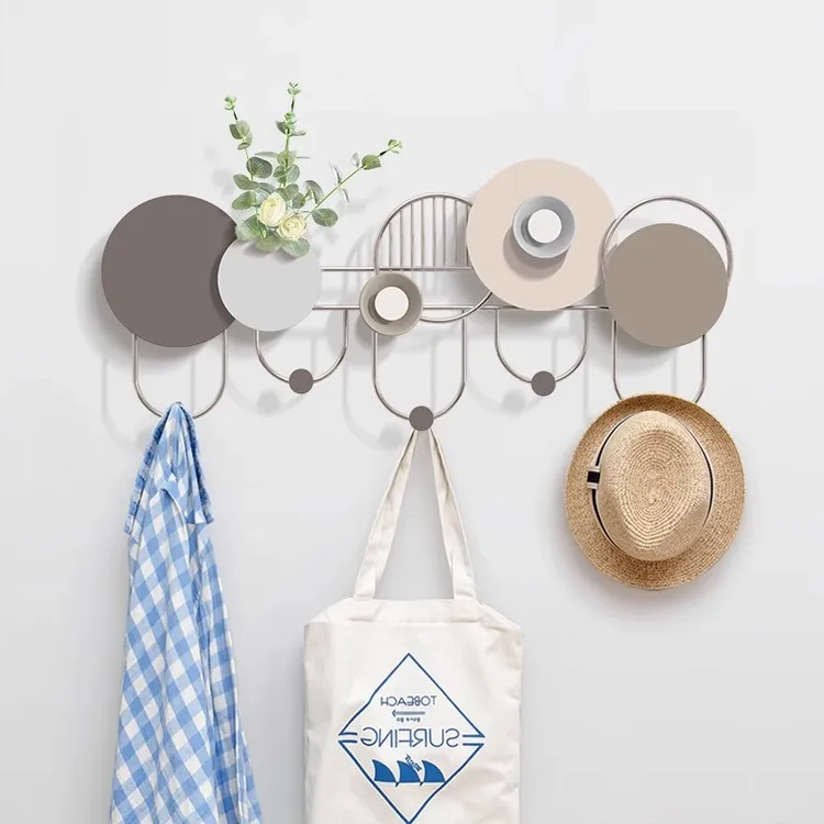 挂衣架壁挂墙上创意衣服挂钩装饰入户门玄关门后衣帽钩高级免打孔