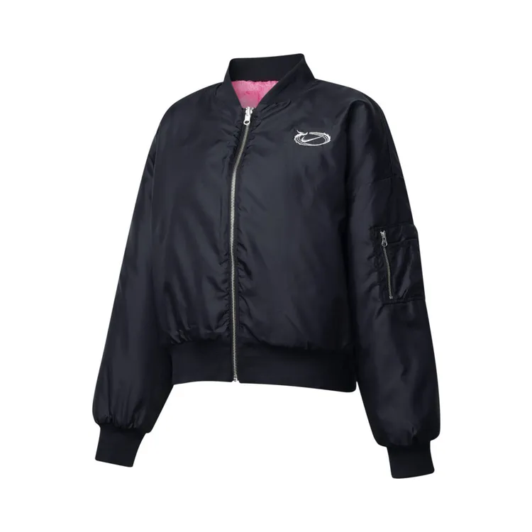 NIKE耐克2024女子AS BOMBER GCEL人造毛绒外套FZ6535-645