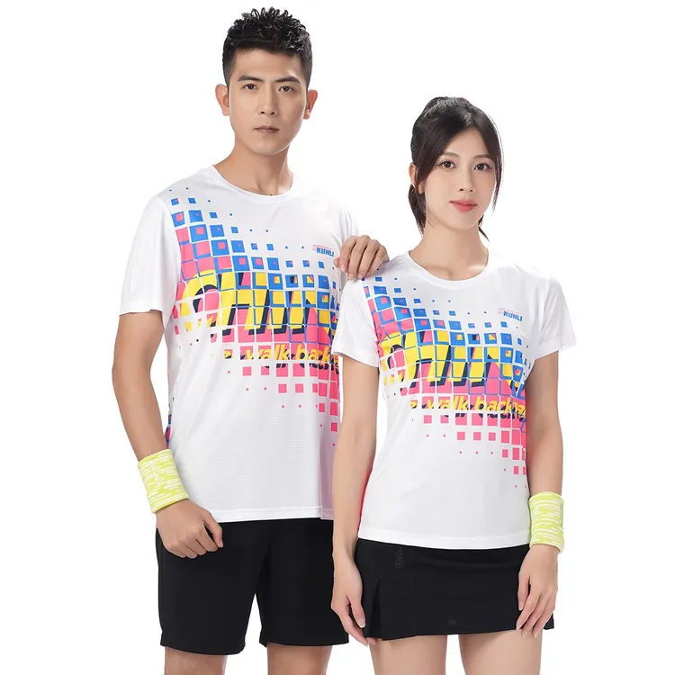 KUNLI/群力运动速干T恤男女款短袖吸汗透气健身跑步马拉松上衣