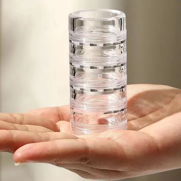 多层首饰盒耳环耳钉项链手饰发饰品盒子便携药盒耳饰戒指收纳神器