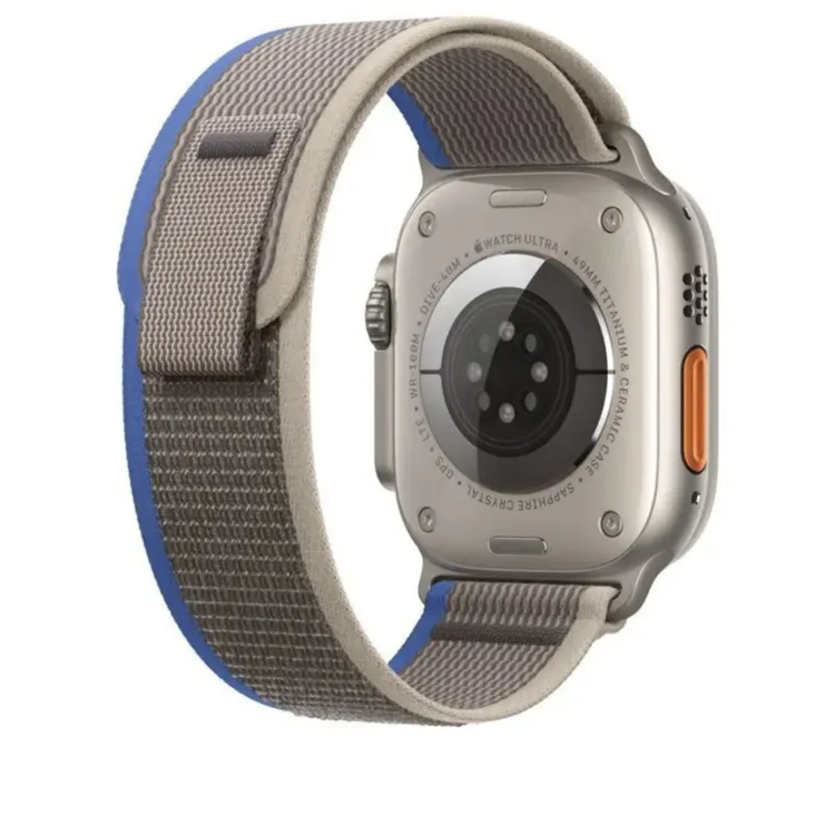 适用苹果手环表带applewatch8ultra同款表带iwatch透气运动亲肤