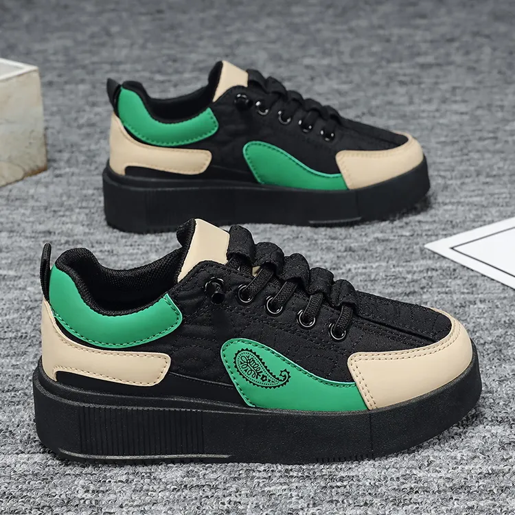 男童运动鞋秋季2025新款初中小学生休闲青少年帆布板鞋中大童男孩