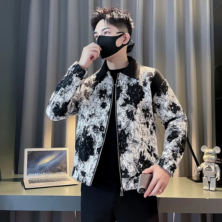 2024新款工装夹克男士装春秋季潮流外套百搭宽松韩版立领上衣外套