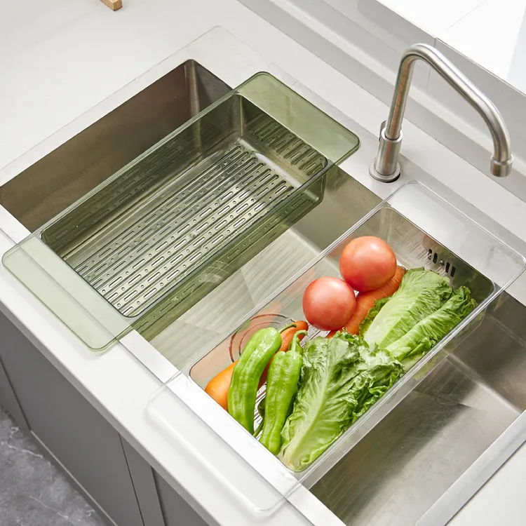 沥水篮沥水架厨房水槽沥水篮厨房水池洗菜篮水槽沥水多功能置物架