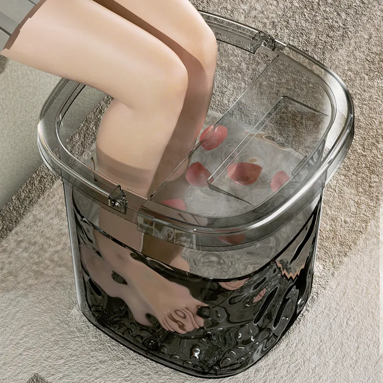 泡脚桶过小腿家用保温按摩桶足浴加高深桶宿舍养生桶宿舍洗脚盆