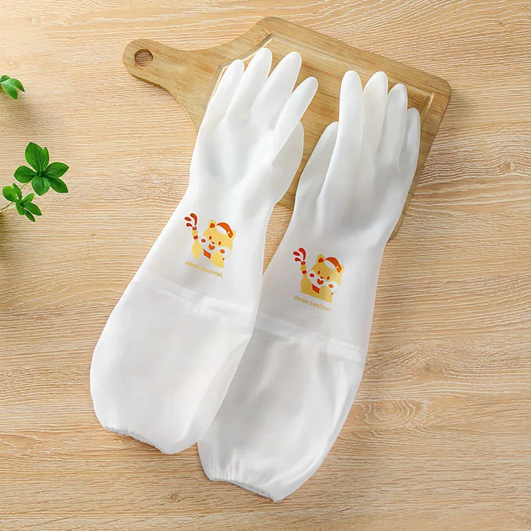 厨房手套家用女清洁家务洗碗刷碗橡胶胶皮乳胶防水耐用洗衣服薄款
