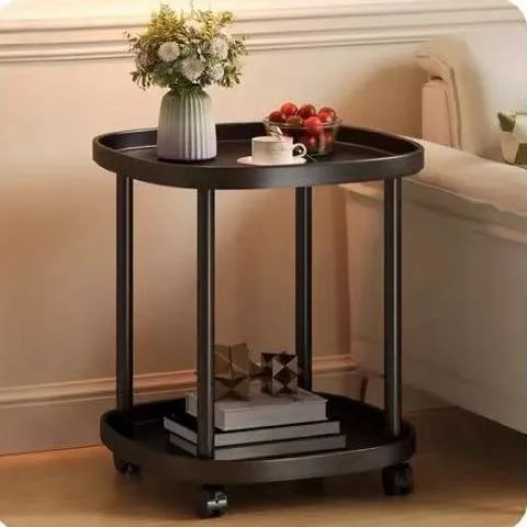 小边茶几可移动零食床头柜置物架简约奶油桌子小户型收纳卧室麻将