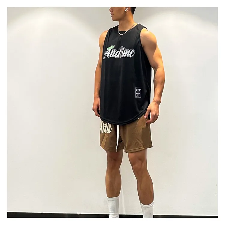 ANDTIME美式背心投篮服t恤男美式夏季篮球训练运动跑步无袖圆领潮