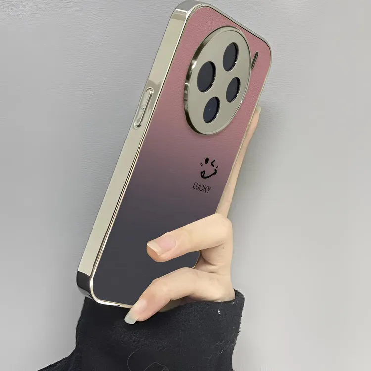 渐变笑脸适用vivox300手机壳x200ultra新款x80x70pro至尊版60s19