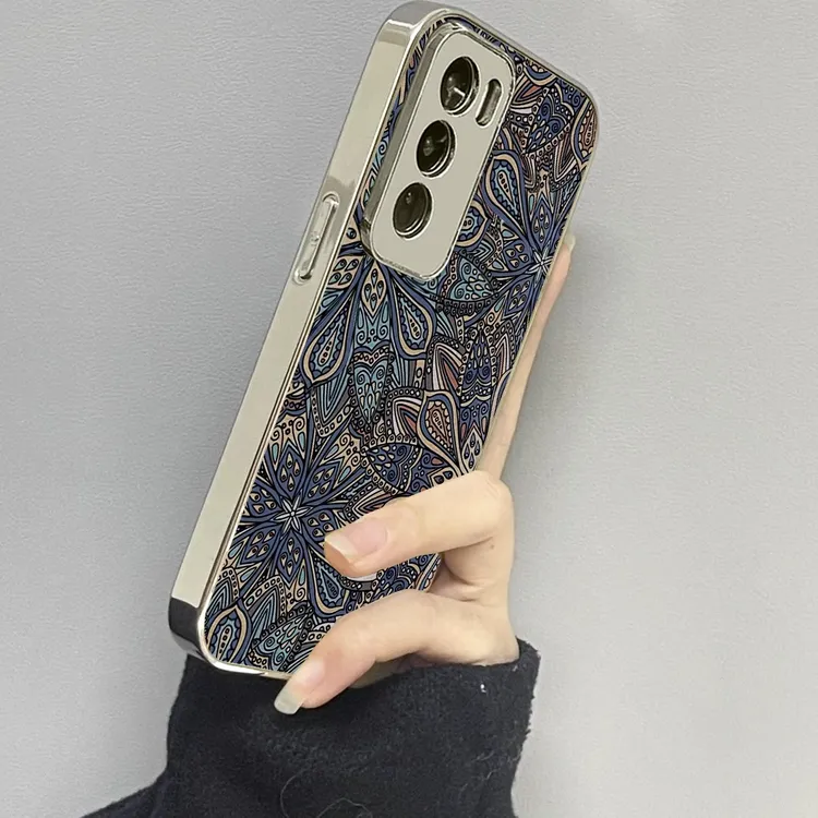 复古图腾适用opporeno14手机壳reno11新款10pro+9防摔8男7女款6潮