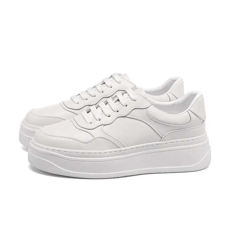 巨葵夏季新款男士时尚小白鞋厚底增高板鞋韩版时尚凉鞋男款洞洞鞋