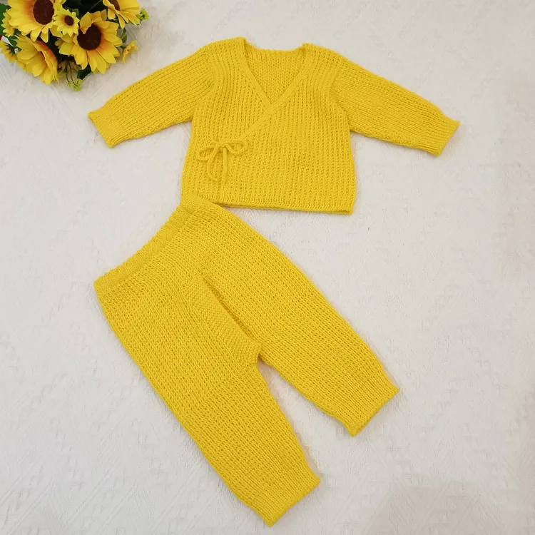 《可爱多》斜襟套装 棉线DIY材料包（非成品）