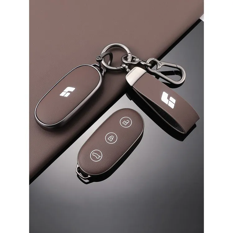 理想L6钥匙套2024款L7汽车L9专用one高级L8保护mega全包壳扣男士