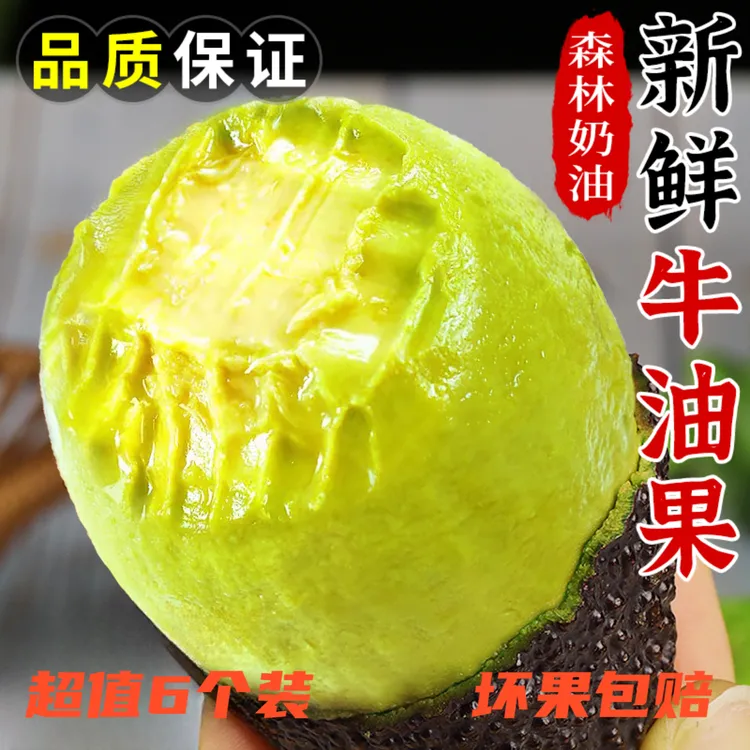 【顺丰特快】云南哈斯牛油果大果新鲜采摘宝宝辅食孕妇水果6个装