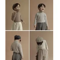 【冬款宠粉】幼悠冬季洋气高领保暖透气T恤男童套头上衣N1165