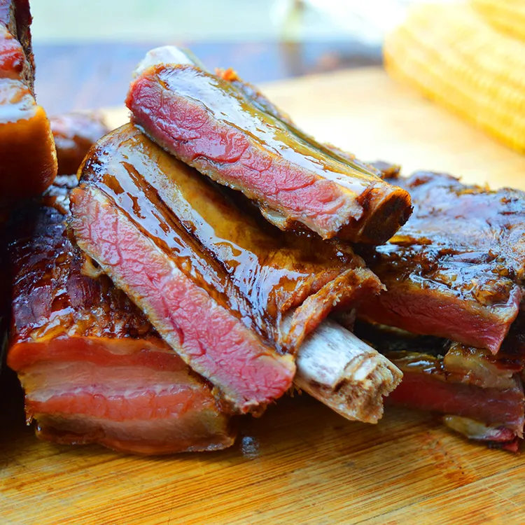 正宗重庆川味腊排骨 四川特产腊猪脸舌头烟熏腌制盐排骨500g腊肉