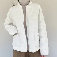 秋冬新款轻薄羽绒服舒适保暖时尚休闲上衣简约百搭立领短款外套女