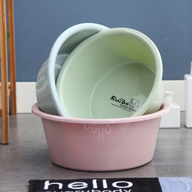 锐博加深洗脸盆家用塑料盆洗漱盆大号盆子洗脚盆加厚洗衣盆水桶