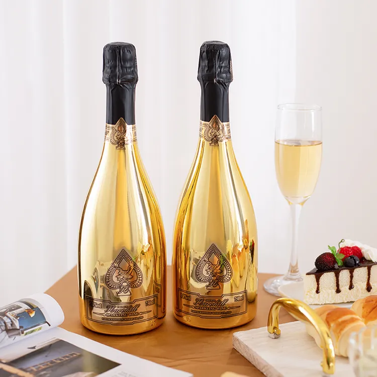 起泡果酒葡萄汁750ML*2黑桃A磨砂礼盒装果味送礼陈酿浓郁雷司令