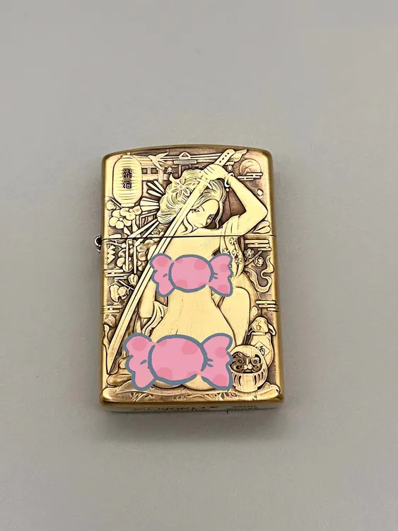 佐罗【刀女】3D立体浮雕工艺/902S盔甲机/煤油打火机/防风/定制