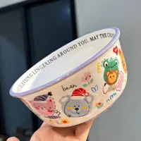 【圆和圈】出口韩国 涂鸦系列中号汤碗 泡面碗螺蛳粉碗沙拉碗6寸