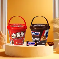 【士力架】花生巧克力300g/桶（15条）+脆香米巧克力180g/桶（15条）